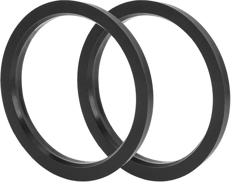 TUCKBOLD Car Wheel Hub Centric Rings Durable Wheels Center Shaft Shock Absorbing Hubrings Black 2 Pcs OD 112.1mm to ID 93.1 mm Polycarbonate - Image 1